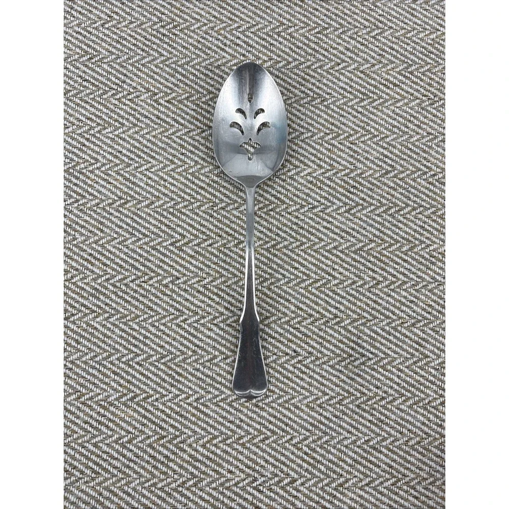 Oneida Community Stainless PATRICK HENRY Pattern Slotted Serving Spoon